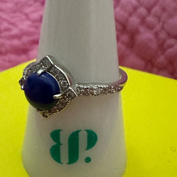 Sterling Silver .925 size 8 lapis stone - Picture 5 of 5